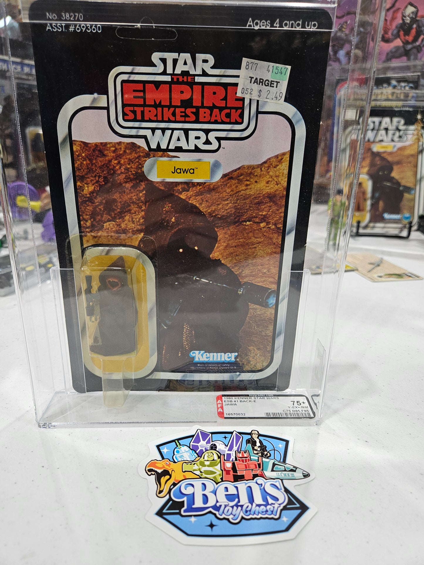 1980 Kenner Star Wars Jawa AFA 75+