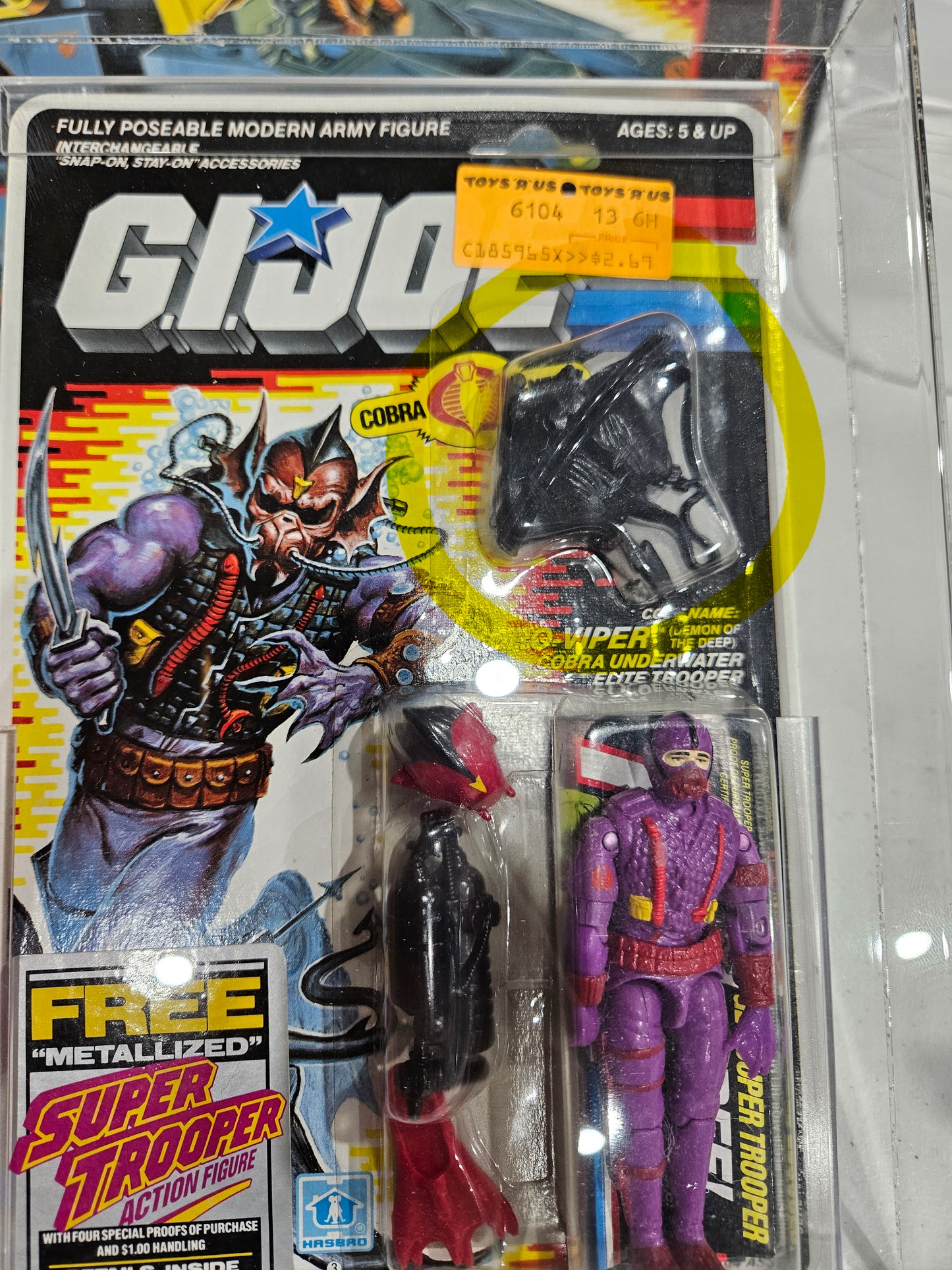 1988 Hasbro GI Joe Hydro-Viper CAS 85