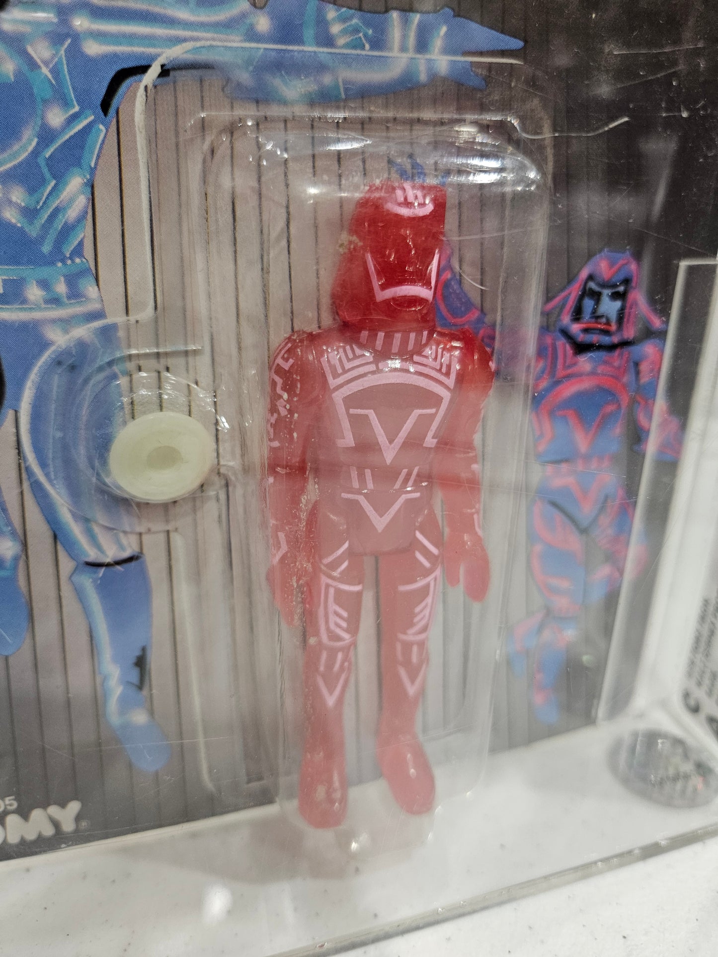 1982 Tomy Tron Sark Loose with Cardback CAS 85+ Preserved