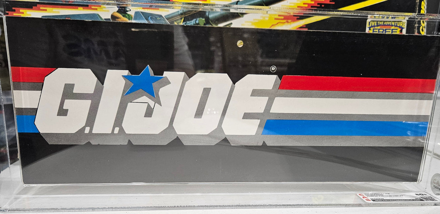1986 Hasbro GI Joe Point of Purchase Display CAS 80+