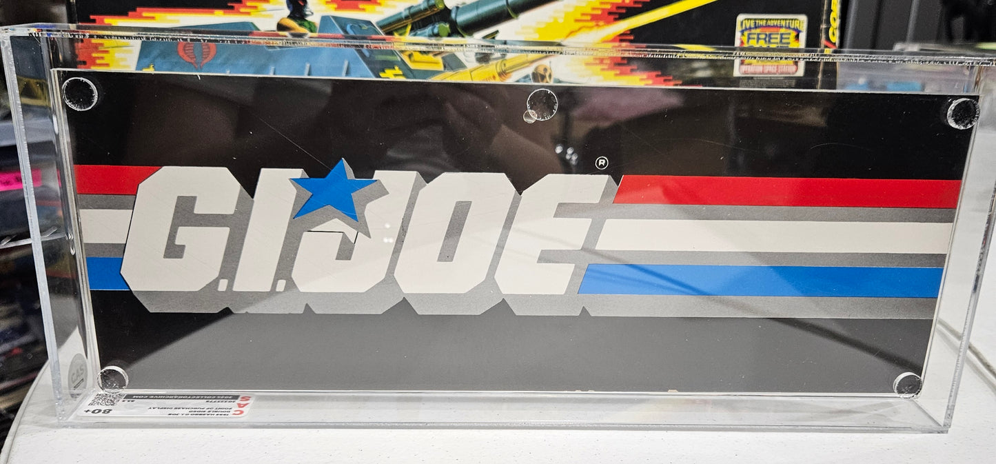 1986 Hasbro GI Joe Point of Purchase Display CAS 80+