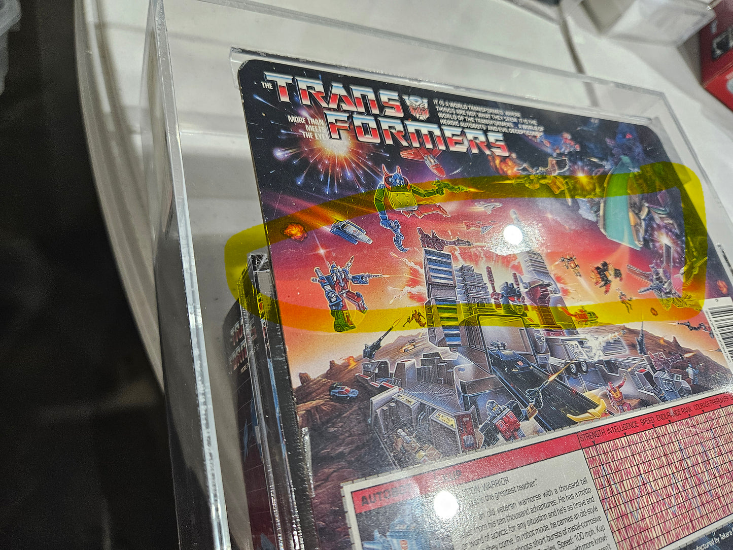 1986 Hasbro Transformers KUP AFA 85 NM+