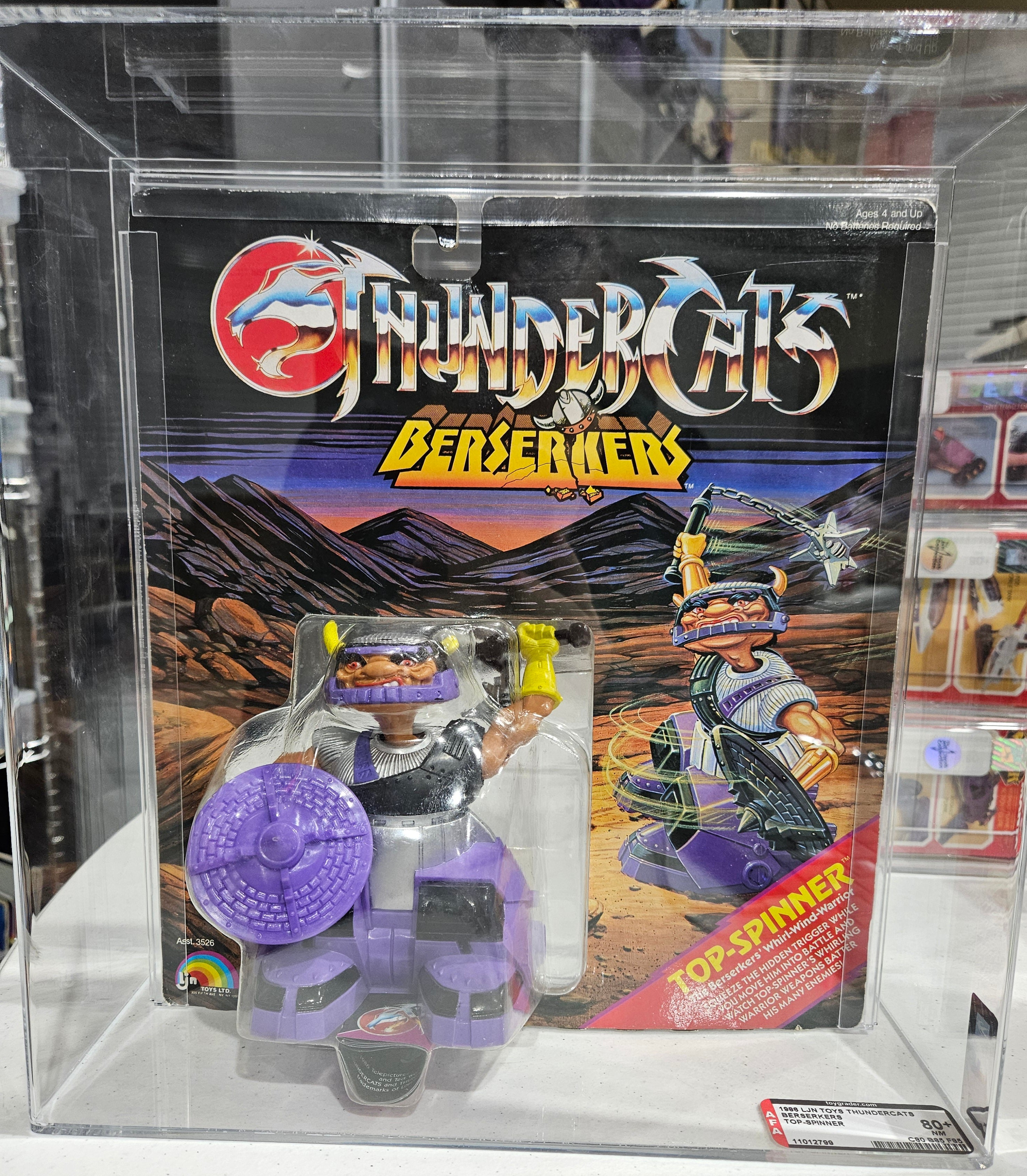 Figurine LJN Thundercats - Cosmocats Berserkers Top Spinner (1985) - Excellent état