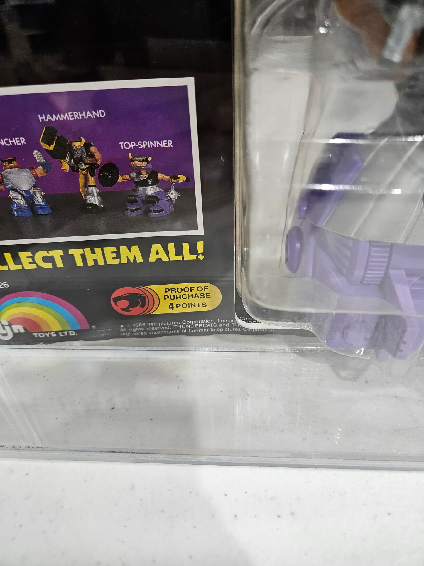 1986 LJN Toys Thundercats Berserkers Top-Spinner AFA 80+ NM