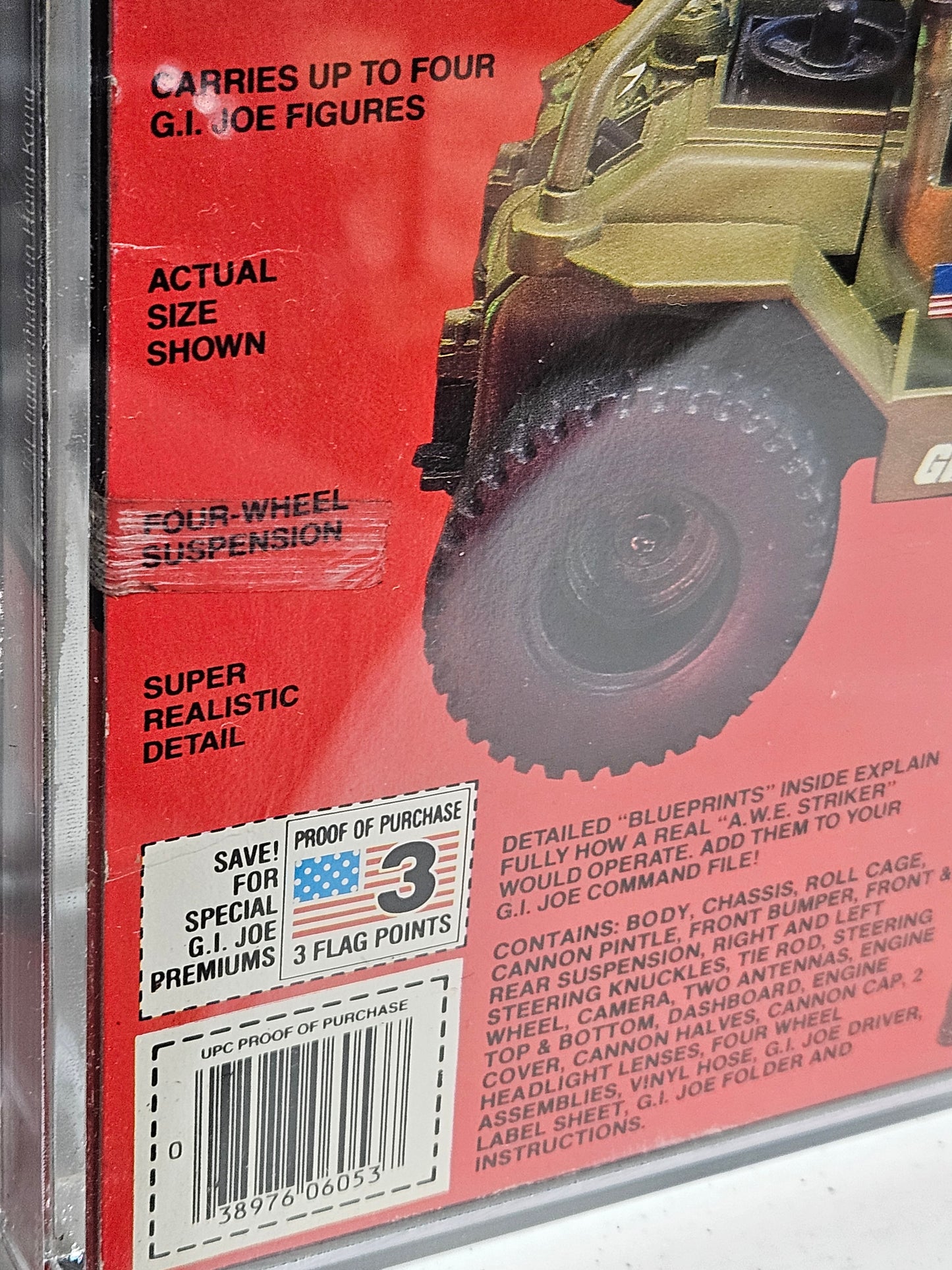 1985 Hasbro GI Joe A.W.E. Striker AFA 80 NM