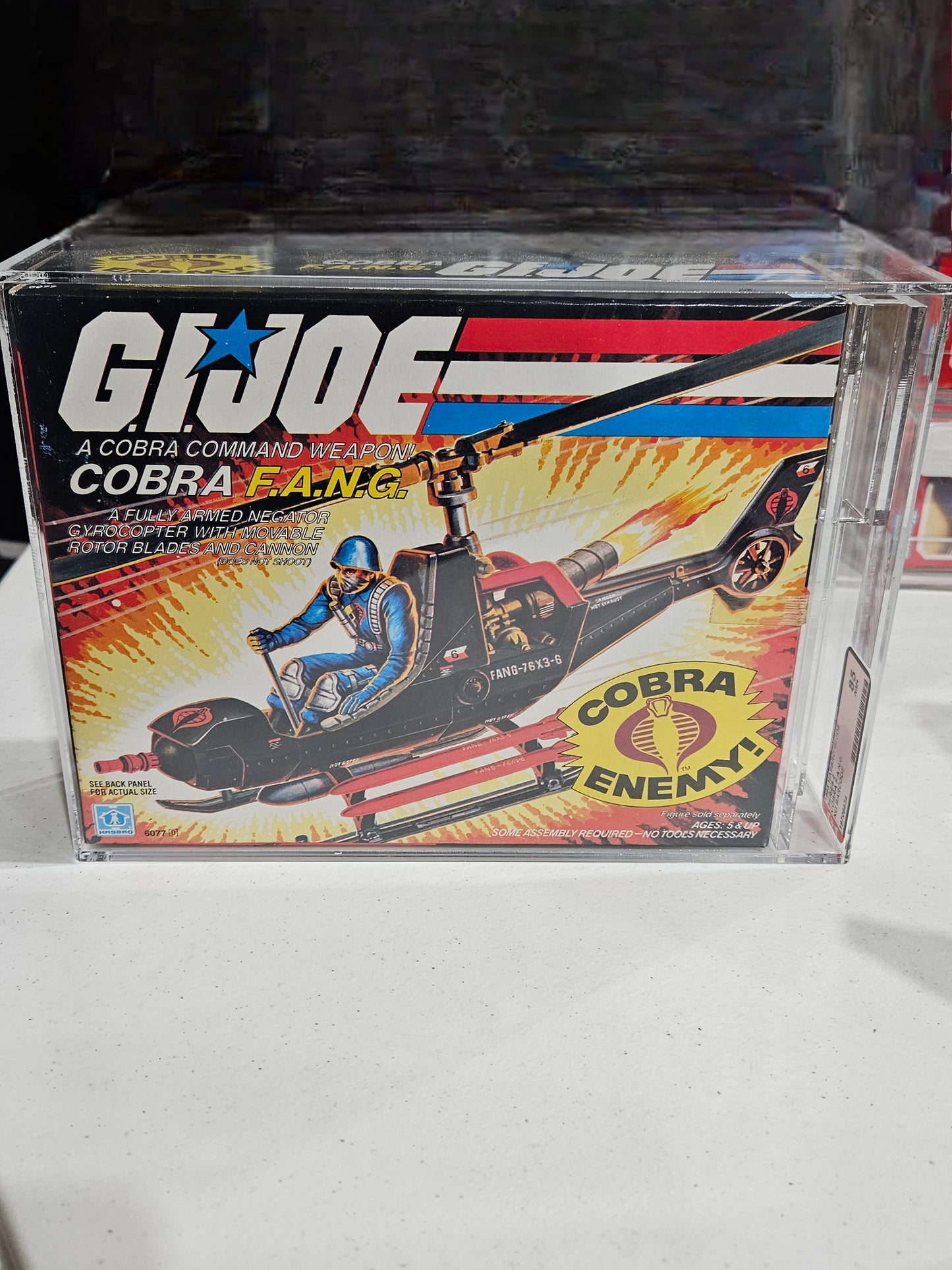 1983 Hasbro GI Joe Cobra FANG AFA 85 NM+