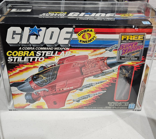 1988 Hasbro GI Joe Cobra Stellar Stiletto AFA 85+ NM+