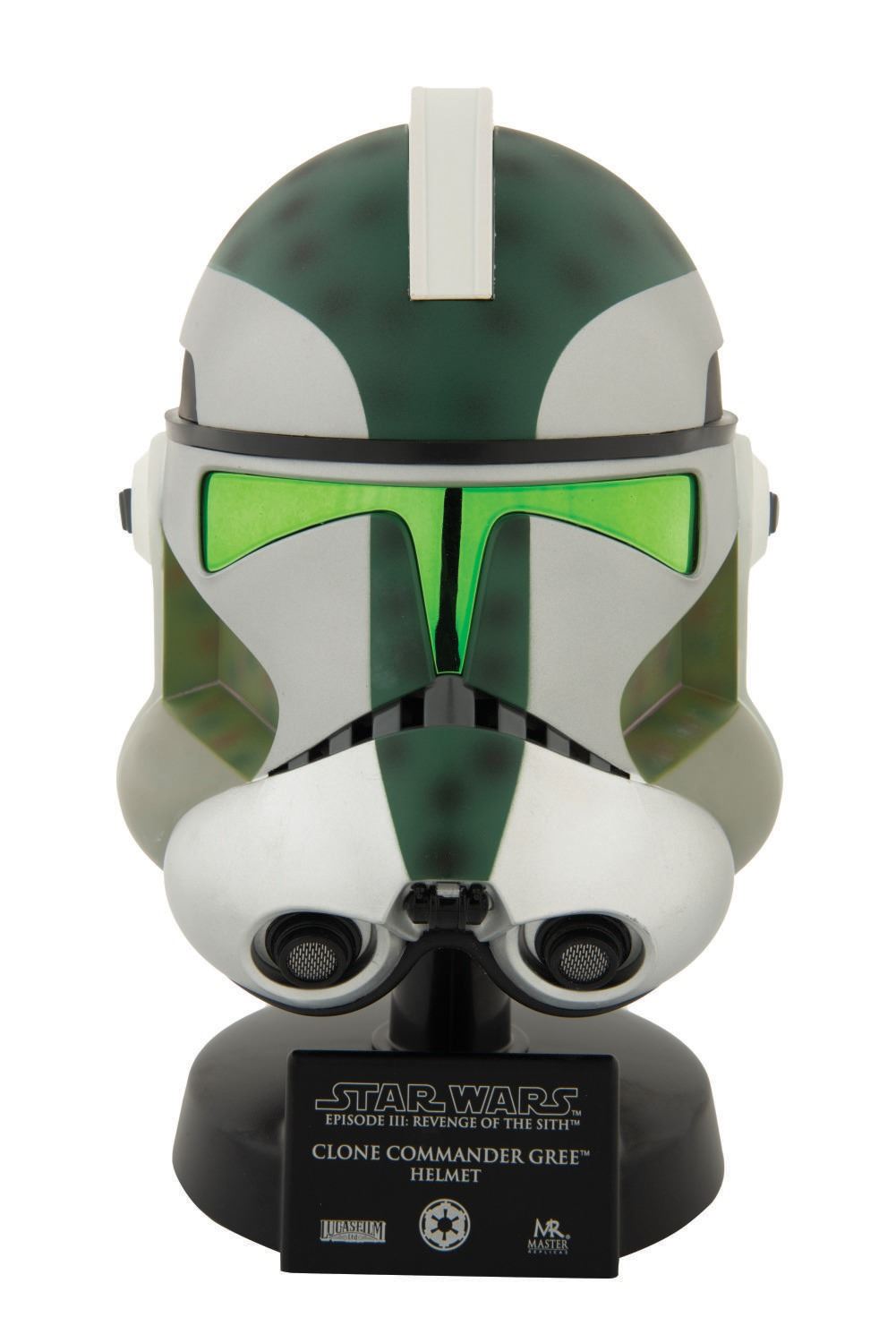 Master Replica Scaled Helmet Clone Commander Gree