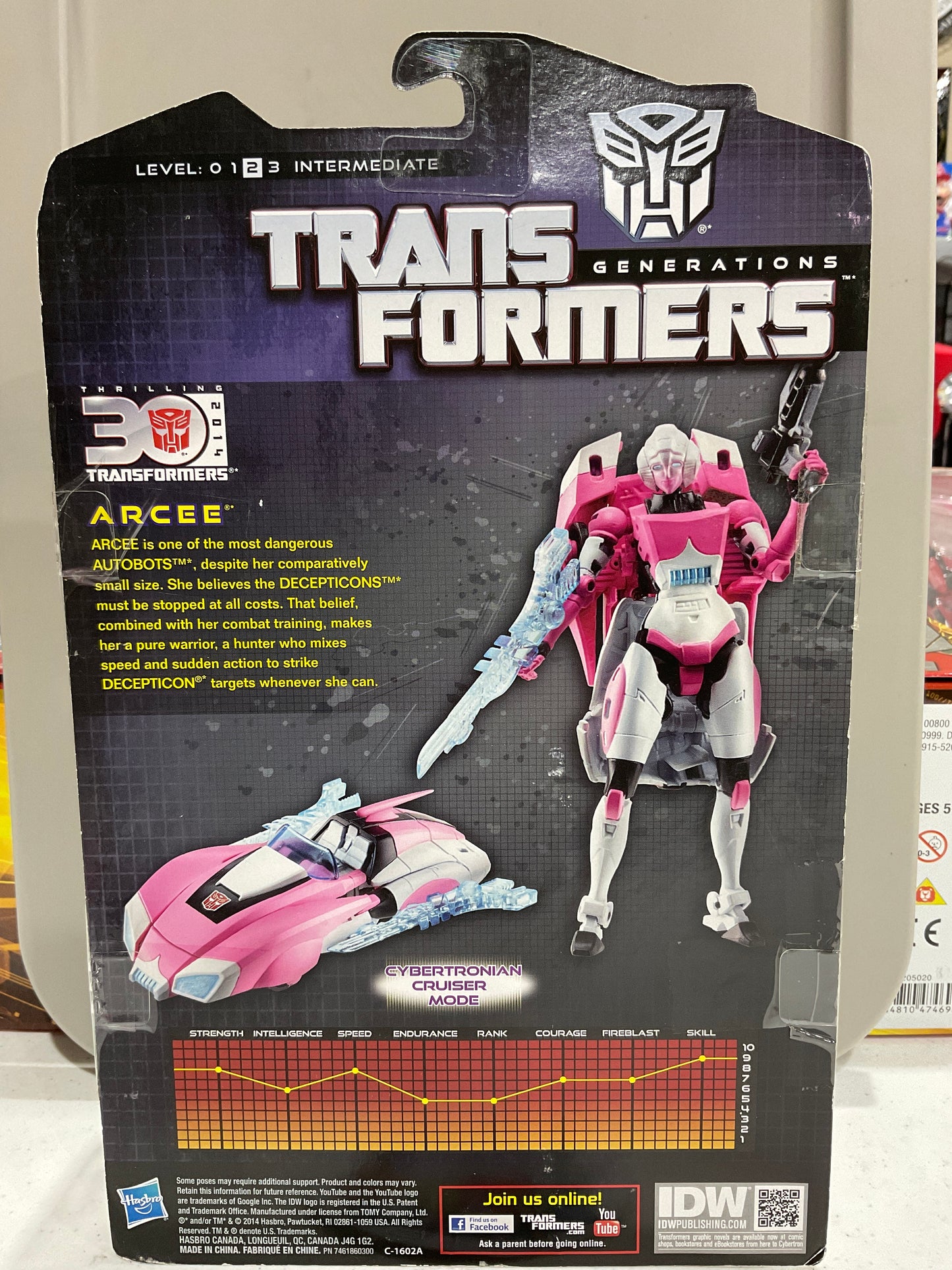 2014 30th Anniversary Transformer Deluxe Arcee MOC