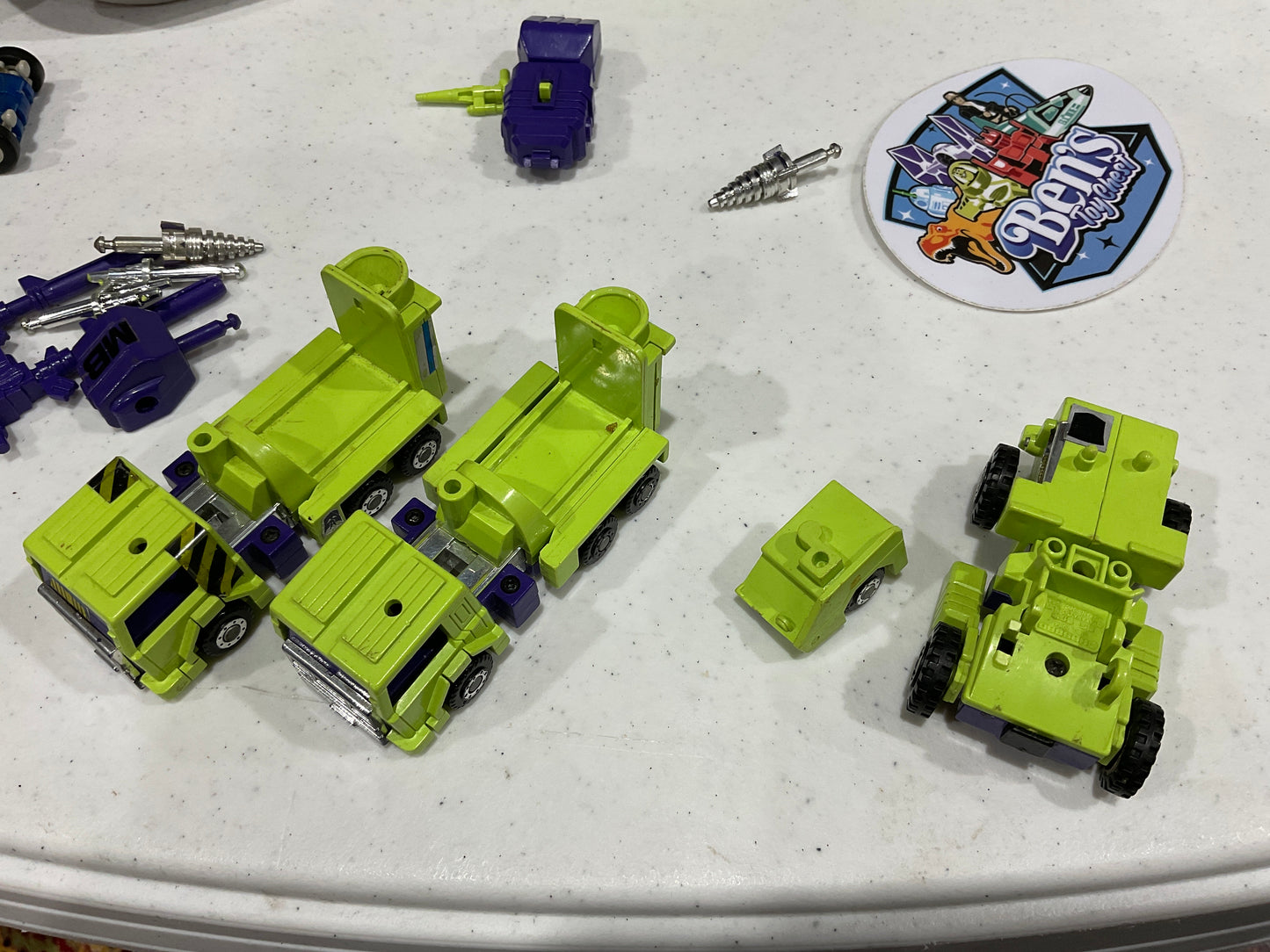 1984 Transformers G1 Devastator Lot, Loose pieces