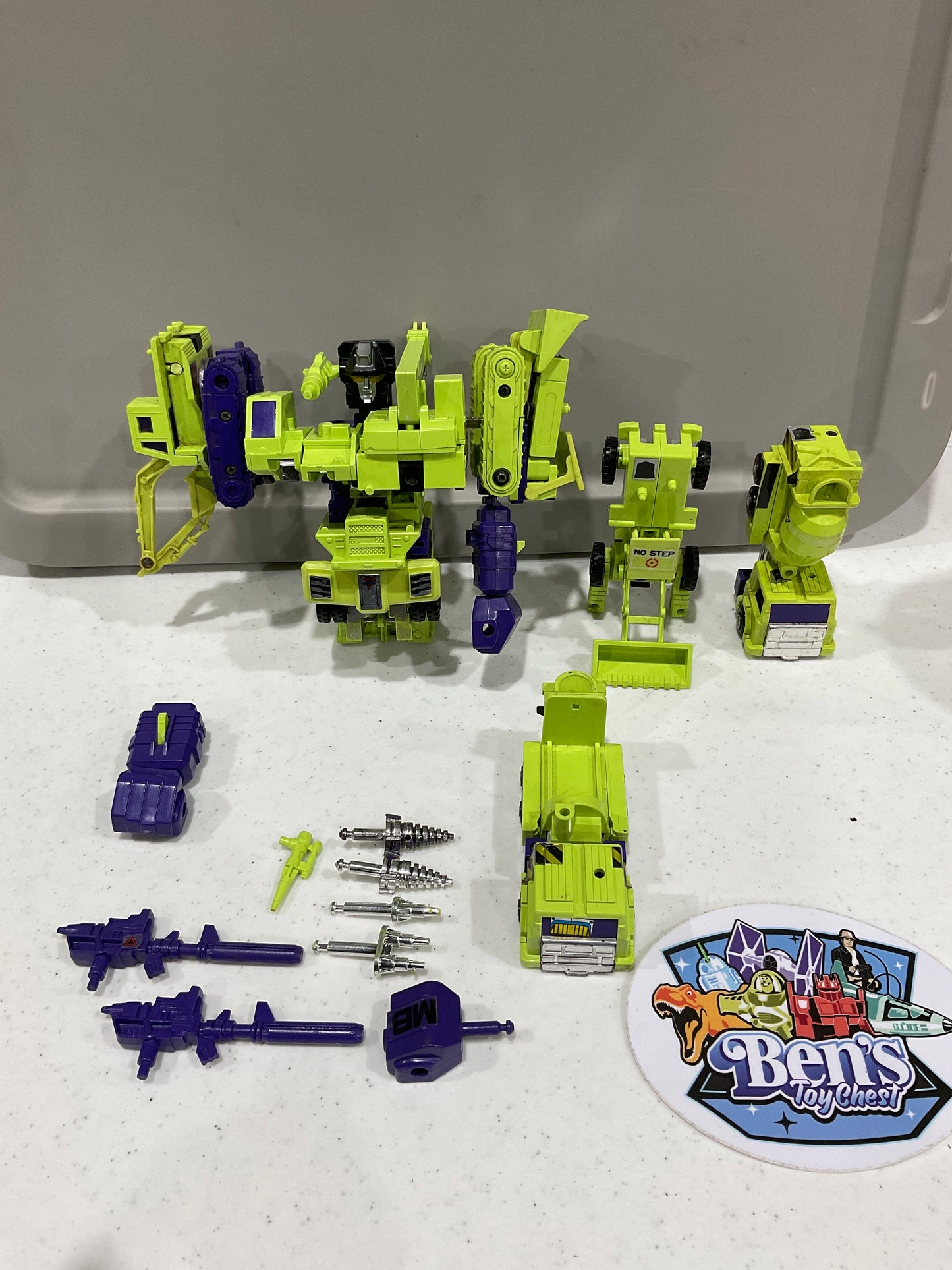 1984 Transformers G1 Devastator Lot, Loose pieces