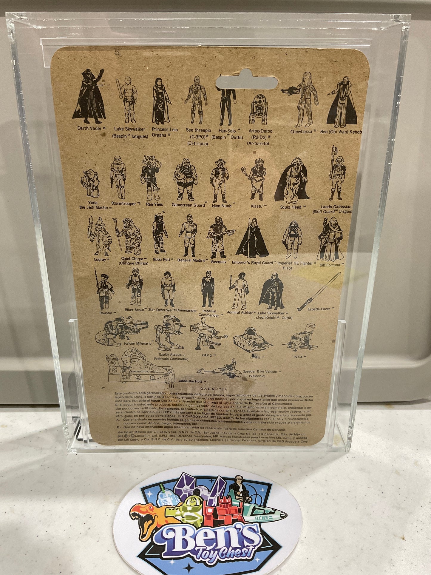 1983 Lili Ledy ROTJ Star Wars (Regreso) Stormtrooper AFA 85 NM+