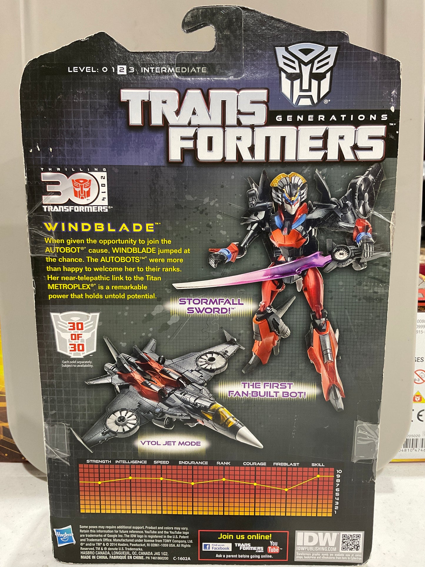 2014 Transformers Generations Thrilling 30 Windblade MOC