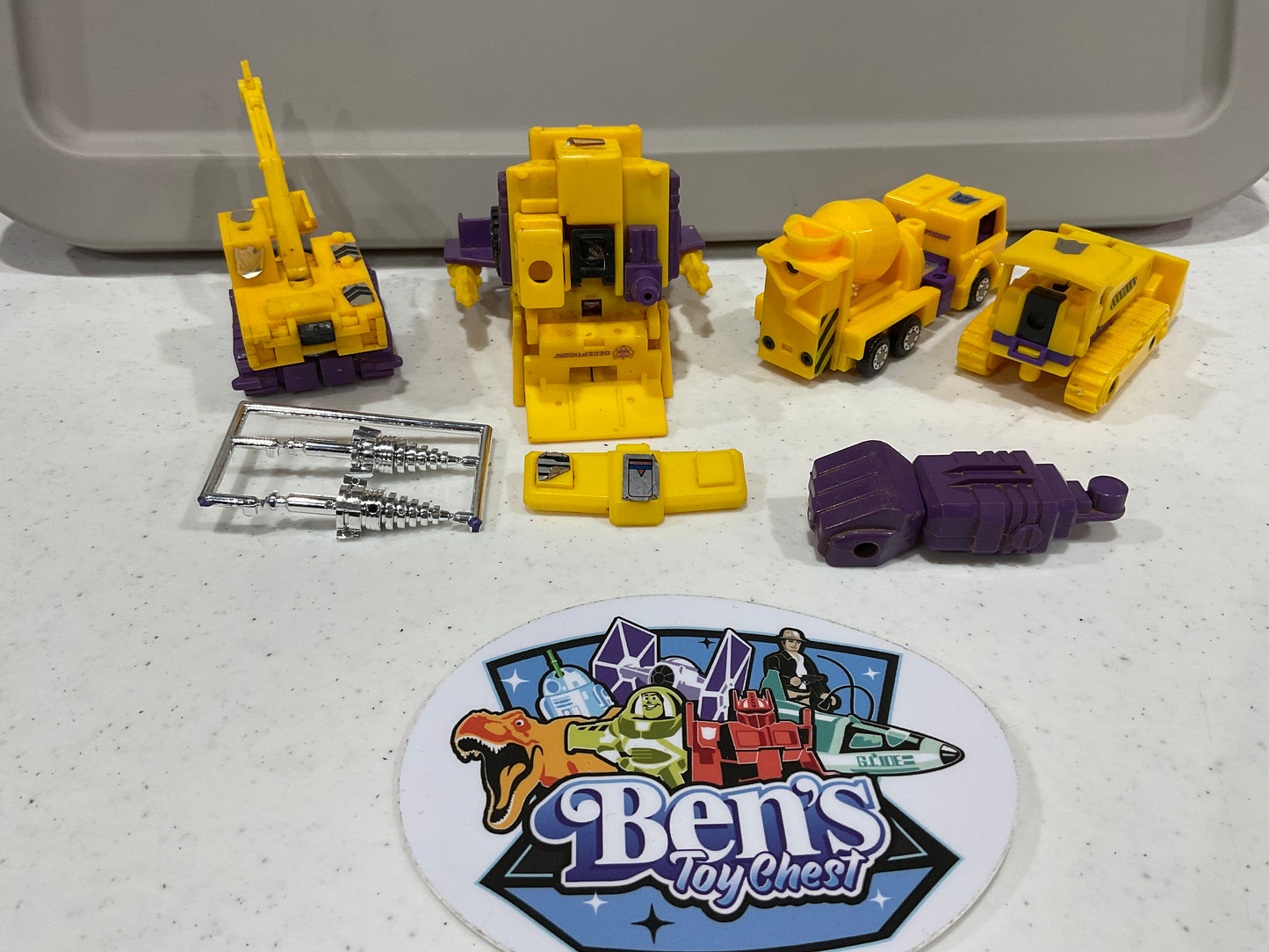 1993 G2 Constructicons Devastator Lot