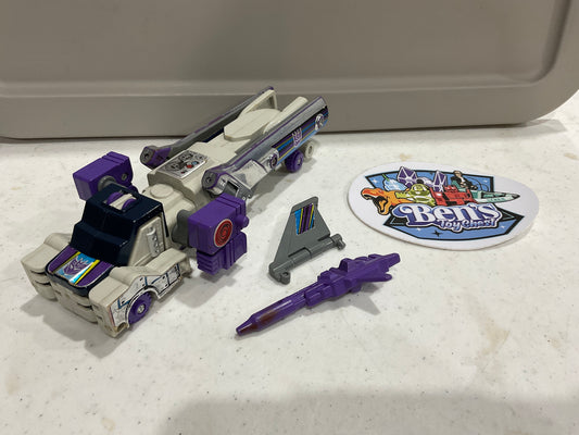 1986 G1 Transformers Triple Changer Octane * Near Complete *