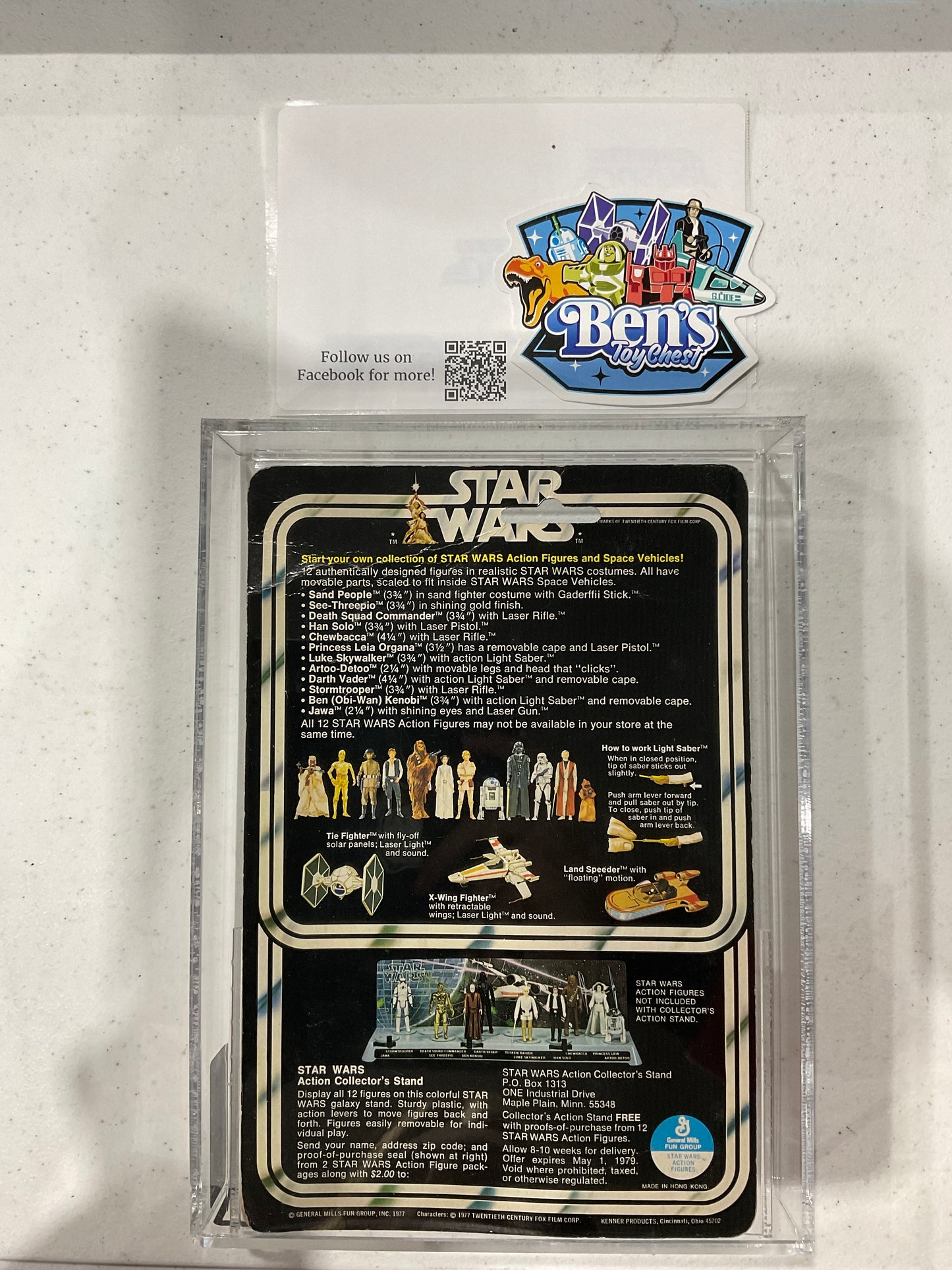 1978 Kenner Star Wars See-Threepio (C-3PO) AFA 75