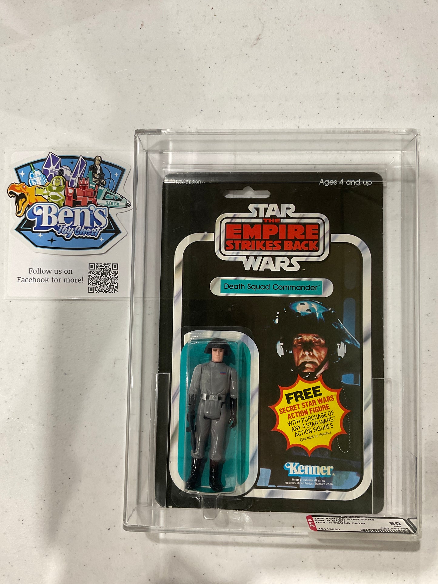 1980 Kenner Star Wars TESB Death Squad Commander AFA 80