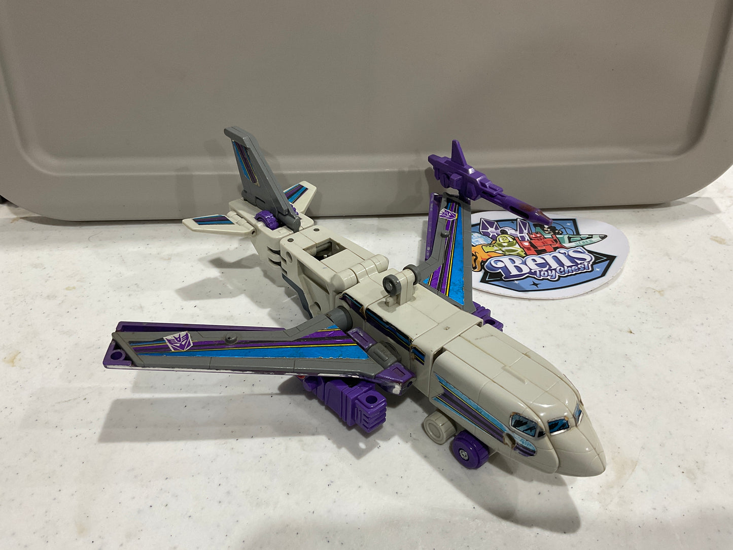 1986 G1 Transformers Triple Changer Octane * Near Complete *