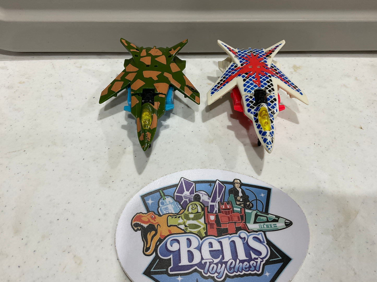 1994 Transformers G2 Cyberjets Space Case & Strafe * No Missiles *