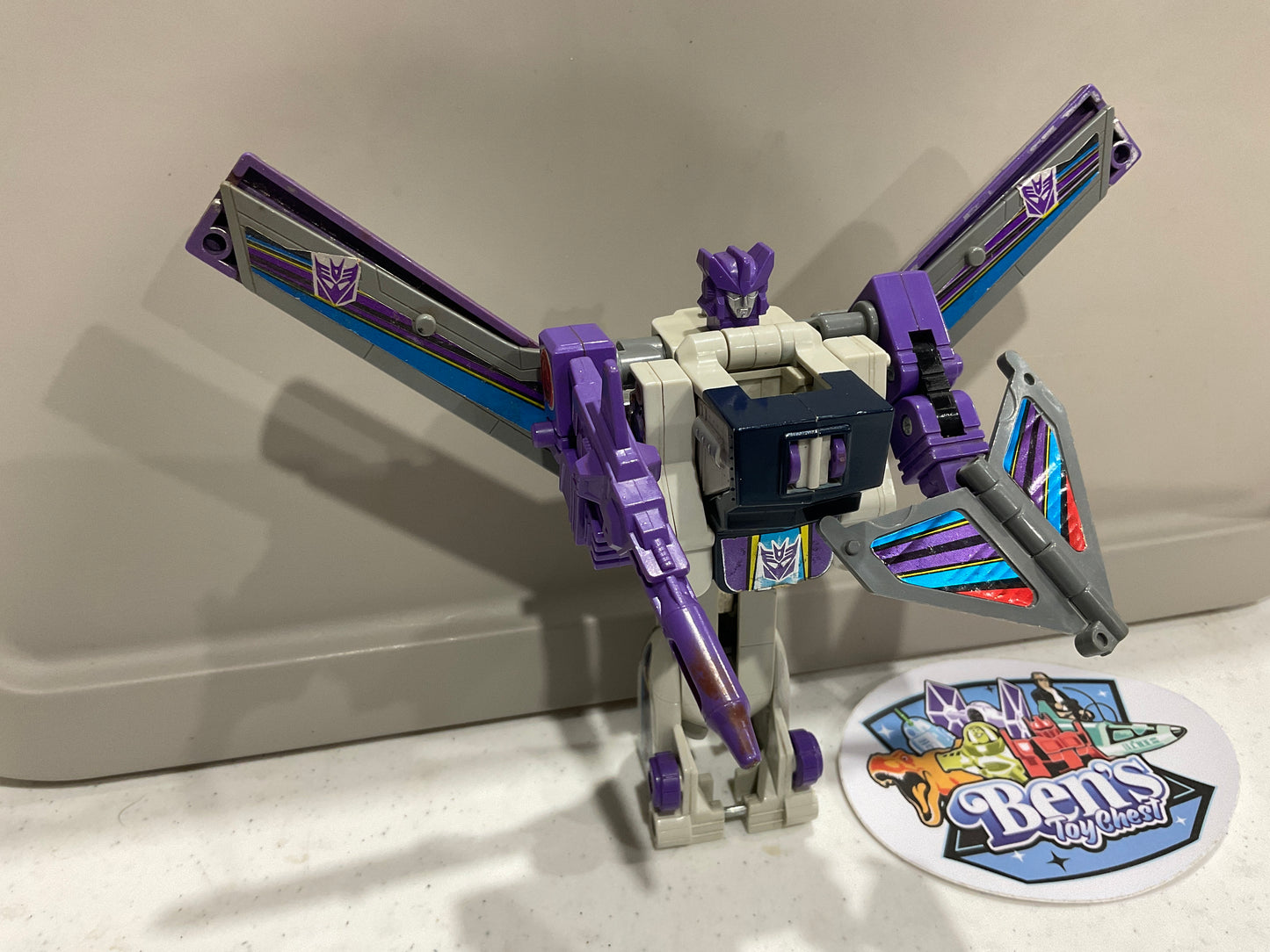 1986 G1 Transformers Triple Changer Octane * Near Complete *