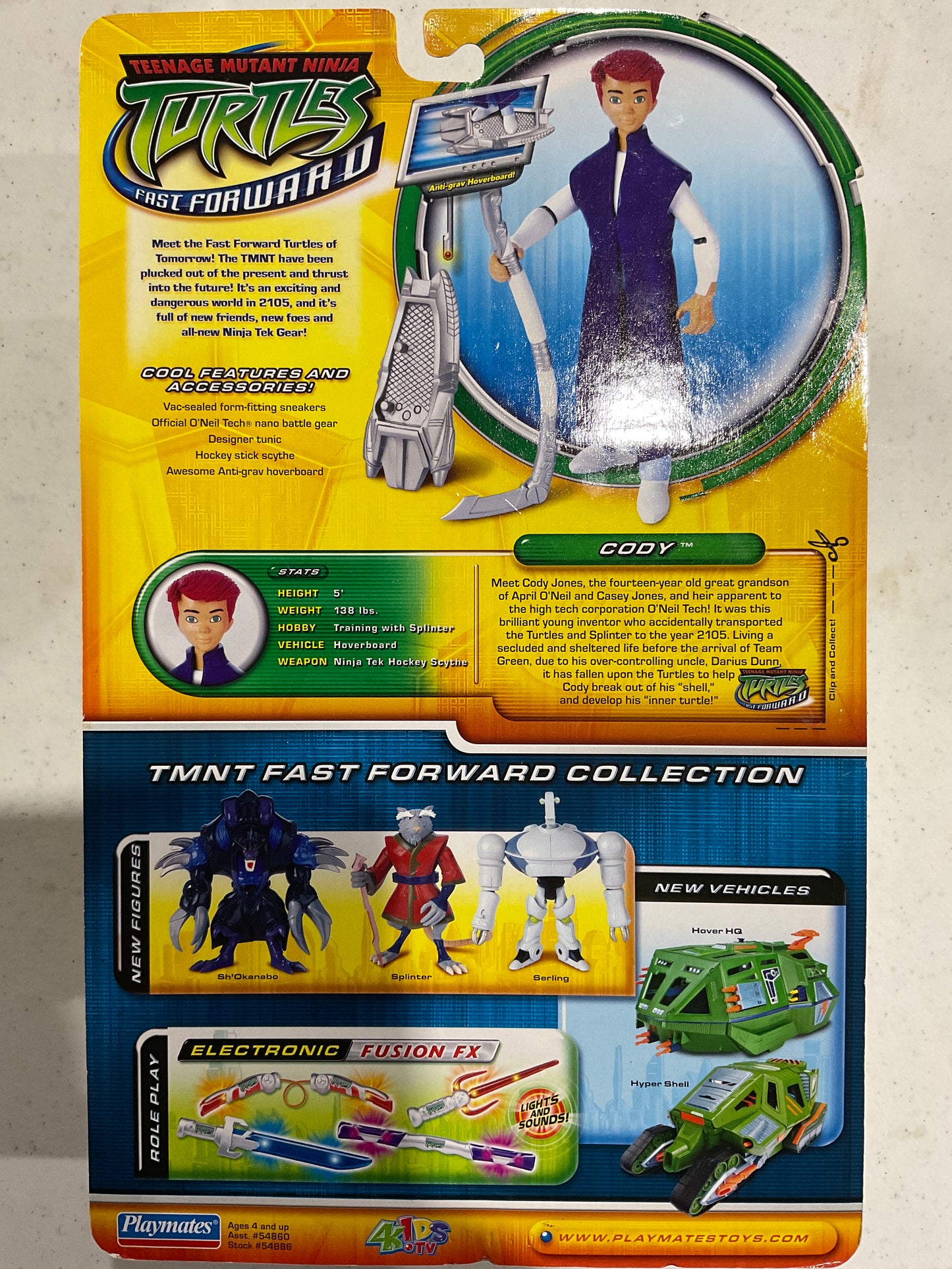 2006 TMNT Fast Forward Cody LOOSE BUBBLE