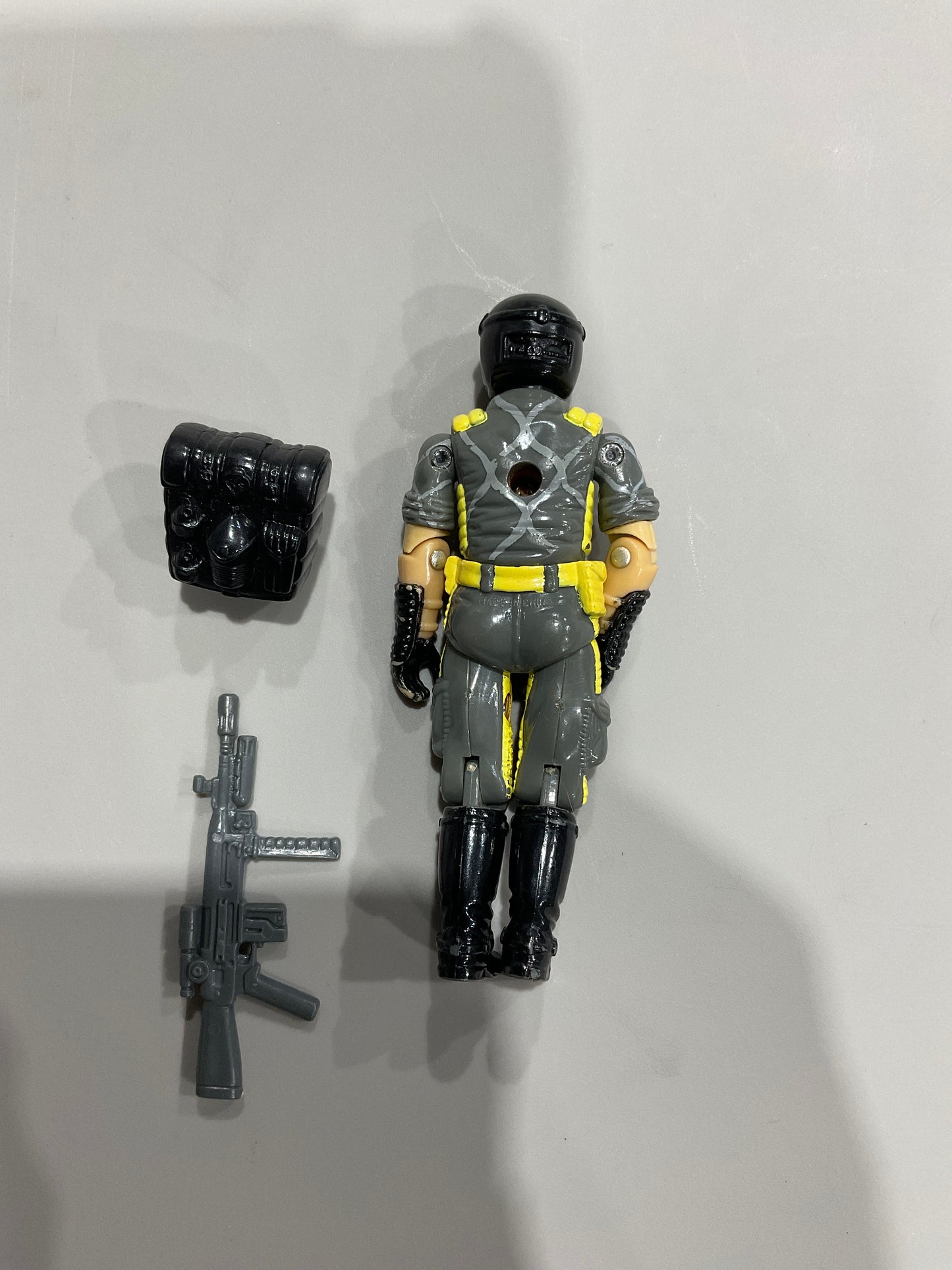 1989 Gi Joe Cobra Python Patrol Squad COMPLETE, Cracked joints