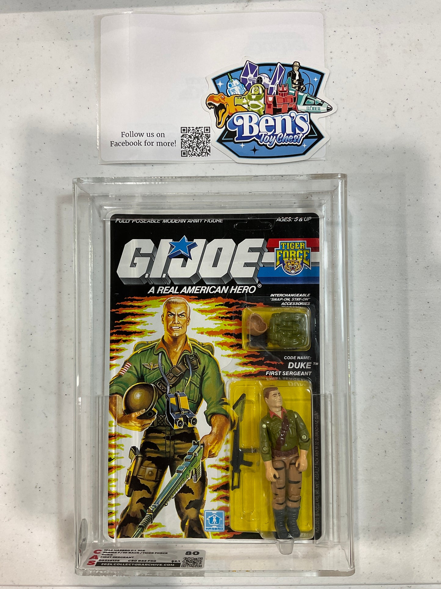 1988 Hasbro GI JOE Tiger Force Duke CAS 80 (C80 B85 F80)