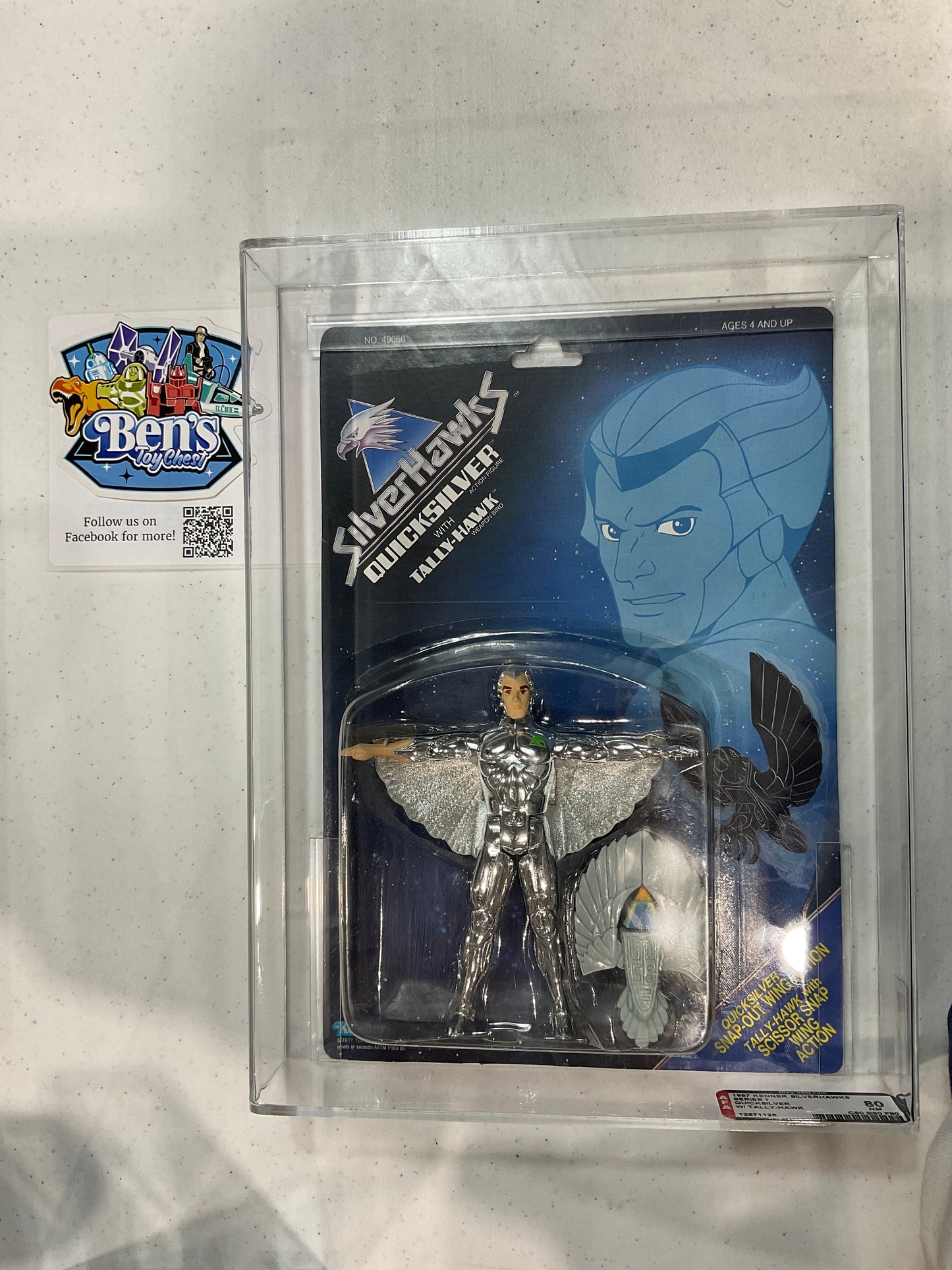 1987 Kenner Silverhawks Series 1 - Quicksilver AFA 80 NM