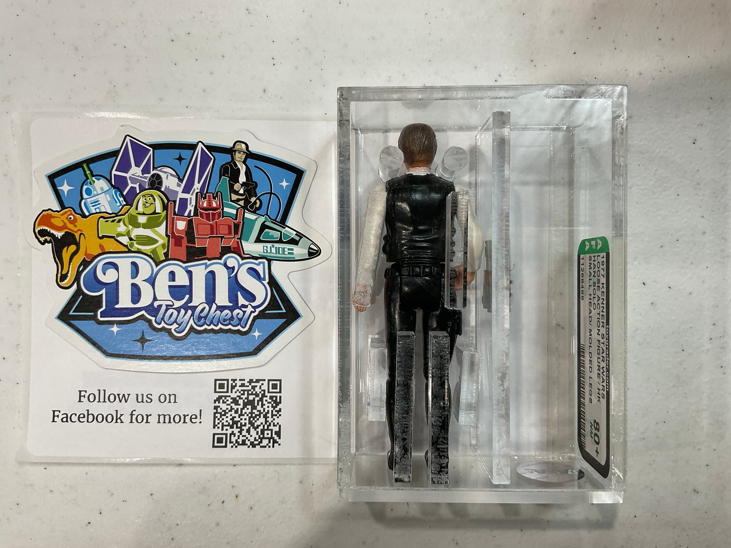 1977 Kenner Star Wars Loose Graded Han Solo AFA 80+