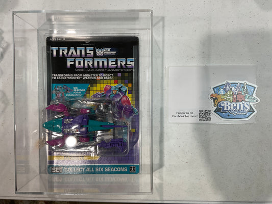 1988 Hasbro Transformers Series 5 Seacon Overbite AFA 80