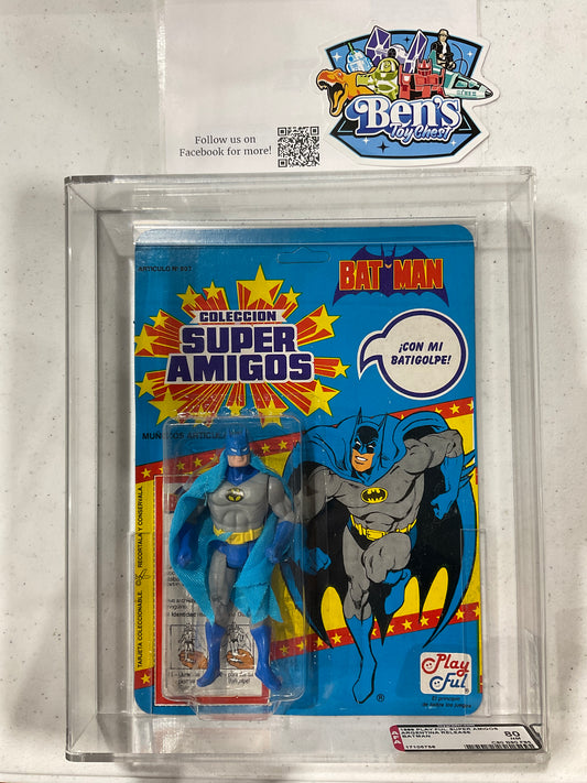 1989 Play Ful Super Amigos Batman AFA 80 NM