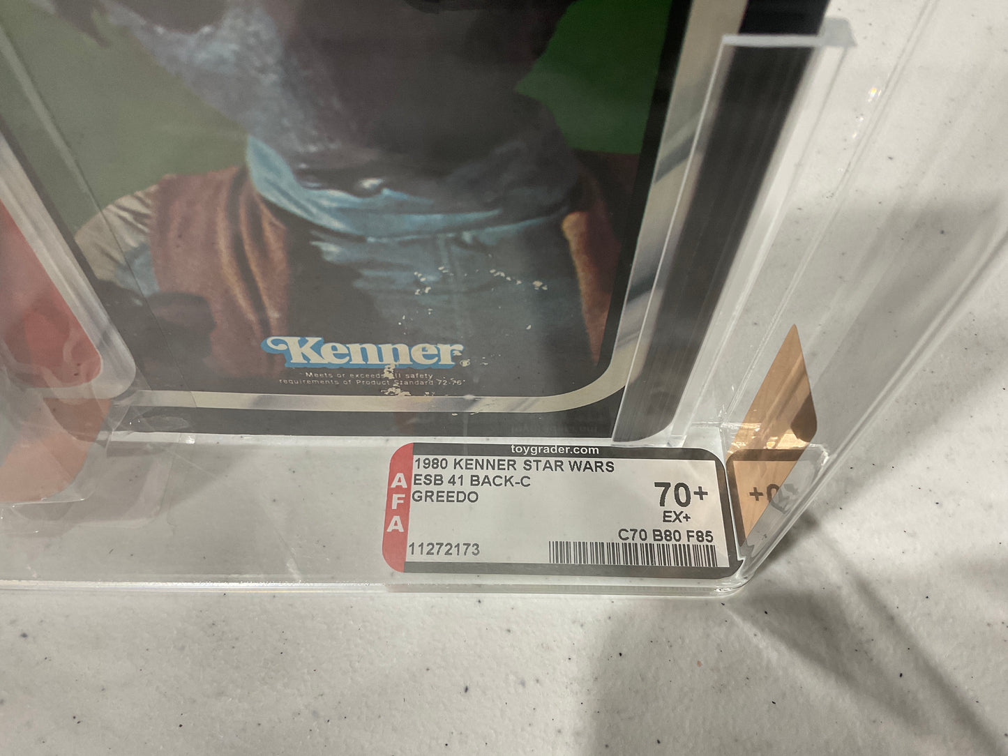 1980 Kenner Star Wars TESB Greedo AFA 70+