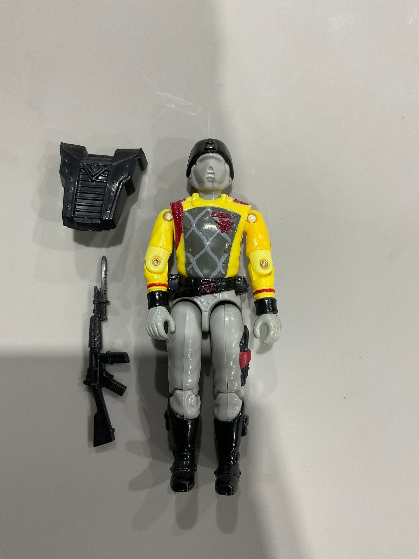 1989 Gi Joe Cobra Python Patrol Squad COMPLETE, Cracked joints