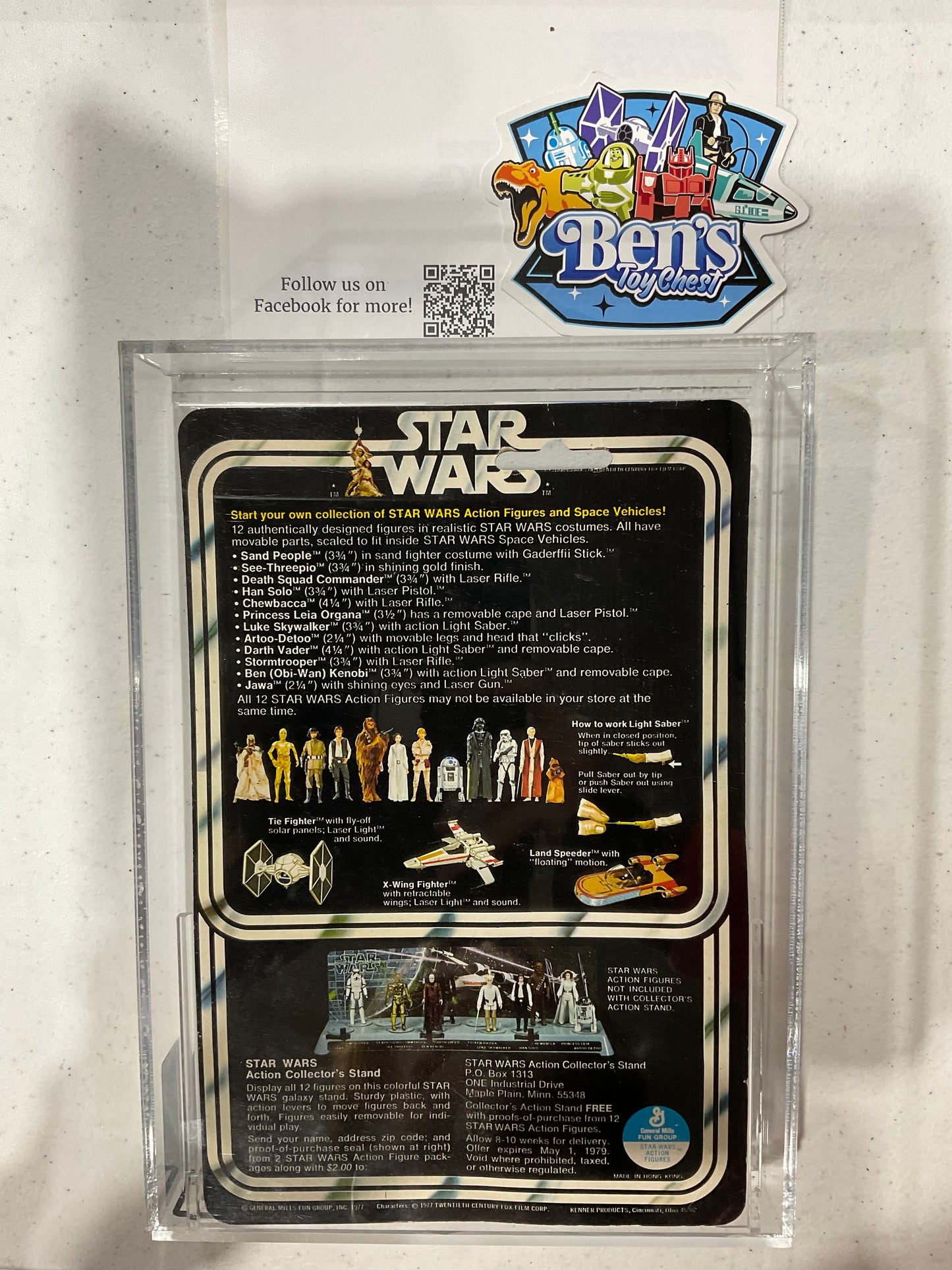 1978 Kenner Star Wars See-Threepio (C-3PO) AFA 80