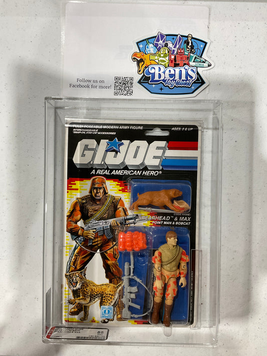 1988 Hasbro GI JOE Spearhead & Max AFA 85 NM+ (C80 B85 F85)