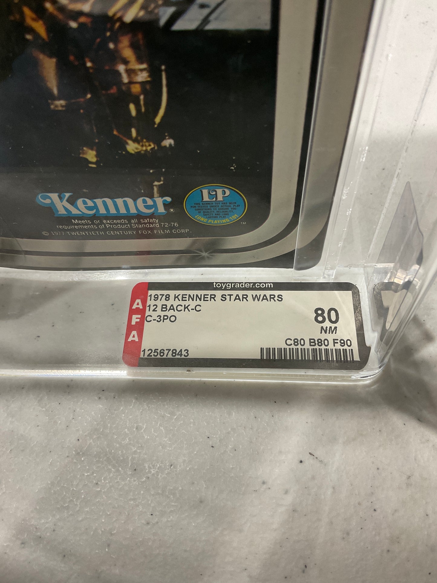 1978 Kenner Star Wars See-Threepio (C-3PO) AFA 80