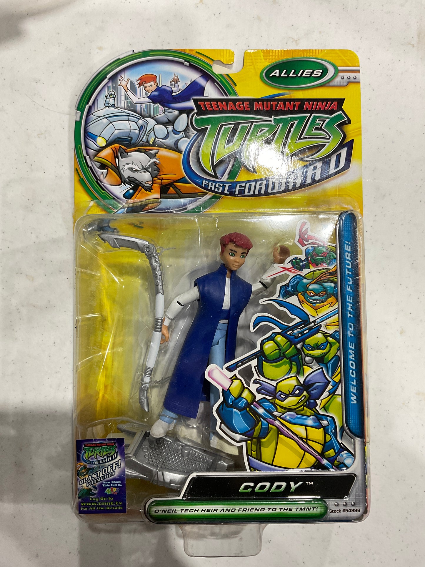 2006 TMNT Fast Forward Cody LOOSE BUBBLE