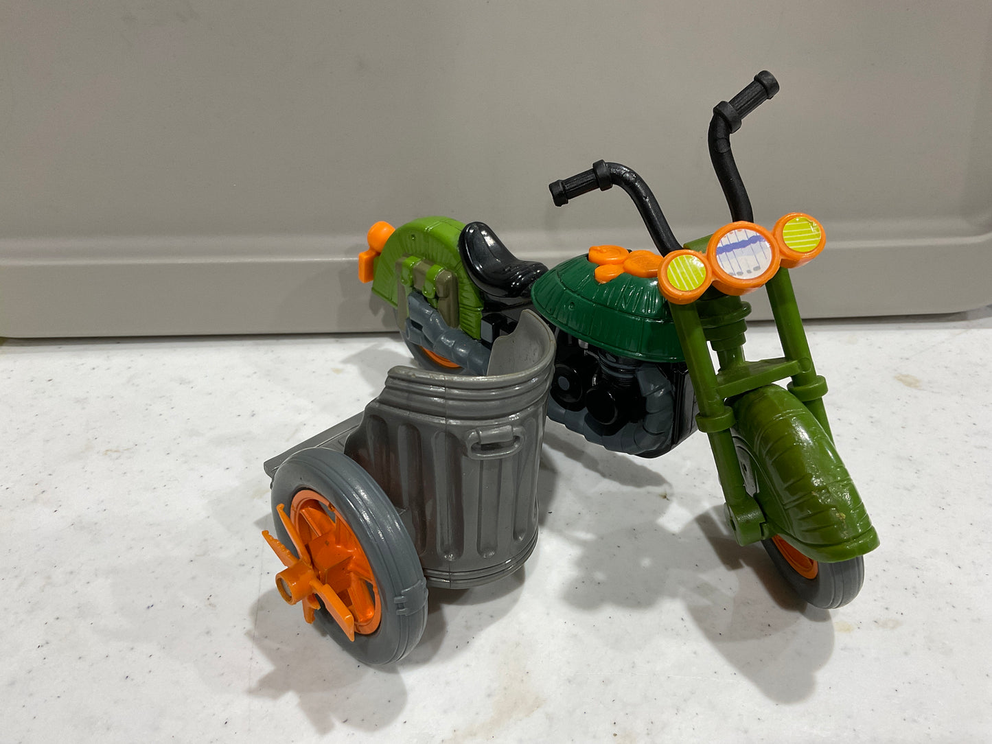 1989 Playmates TMNT Turtlecycle LOOSE INCOMPLETE