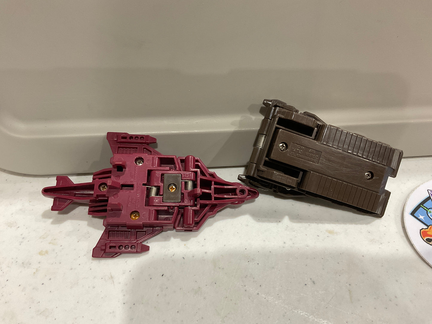 1987 G1 Transformers Duocon Flywheels * Incomplete *