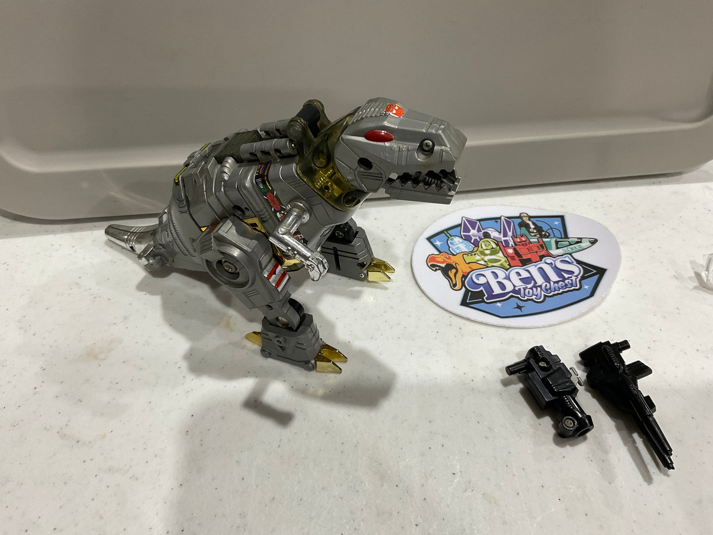1984 G1 Transformers Grimlock Japan Version, LOOSE MISSING SWORD
