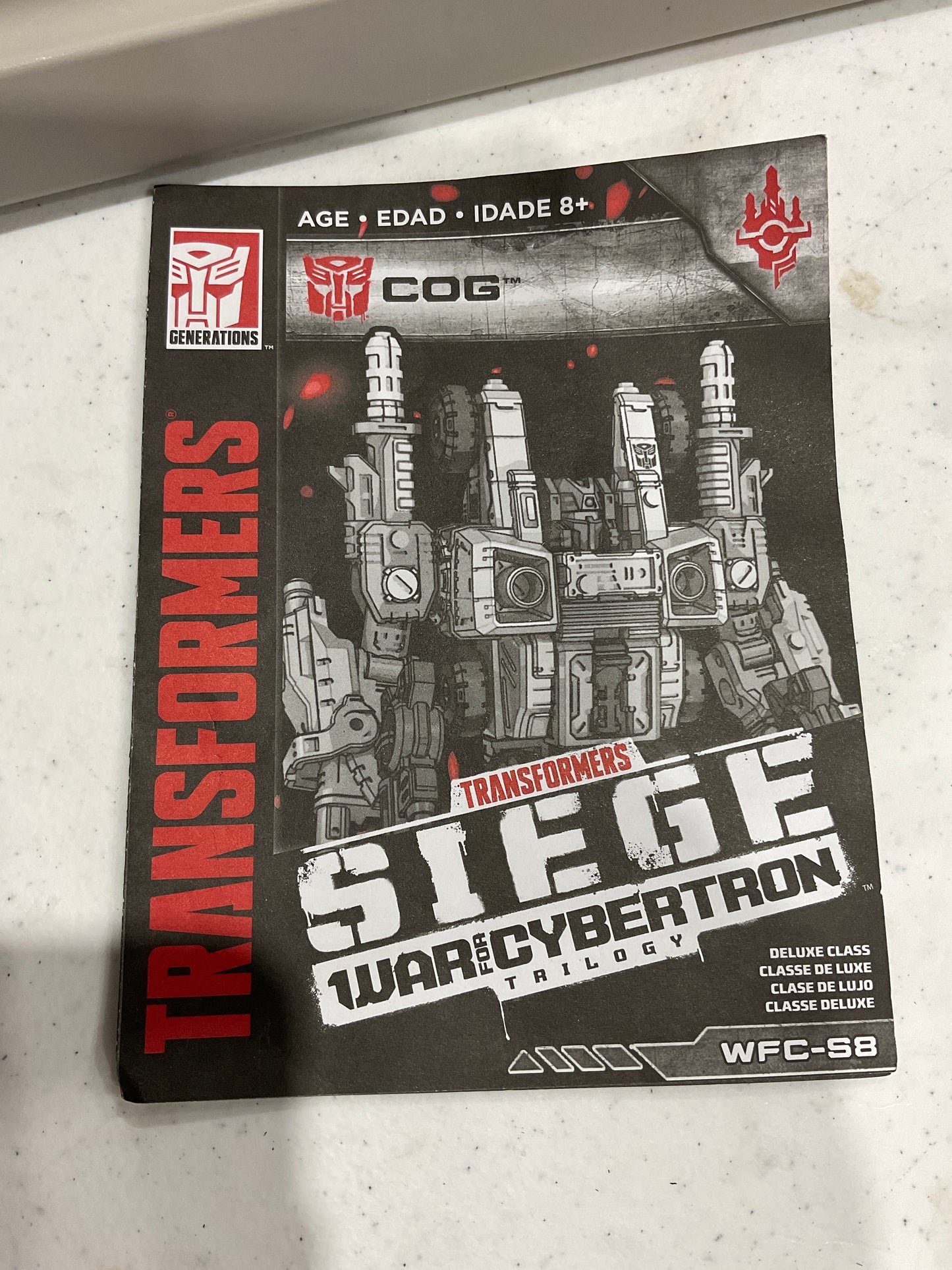 2018 TF War for Cybertron: Siege Deluxe Class “Cog” COMPLETE w Instructions