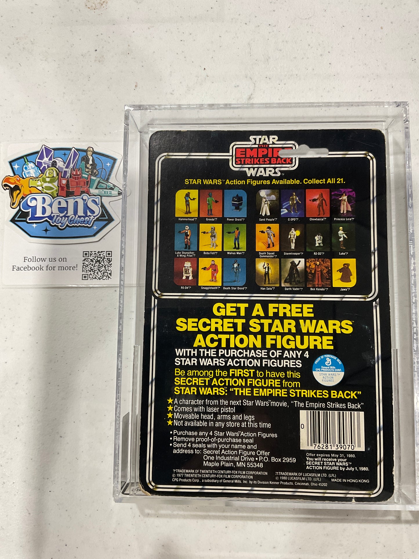 1980 Kenner Star Wars TESB - R5-D4 AFA 80 NM