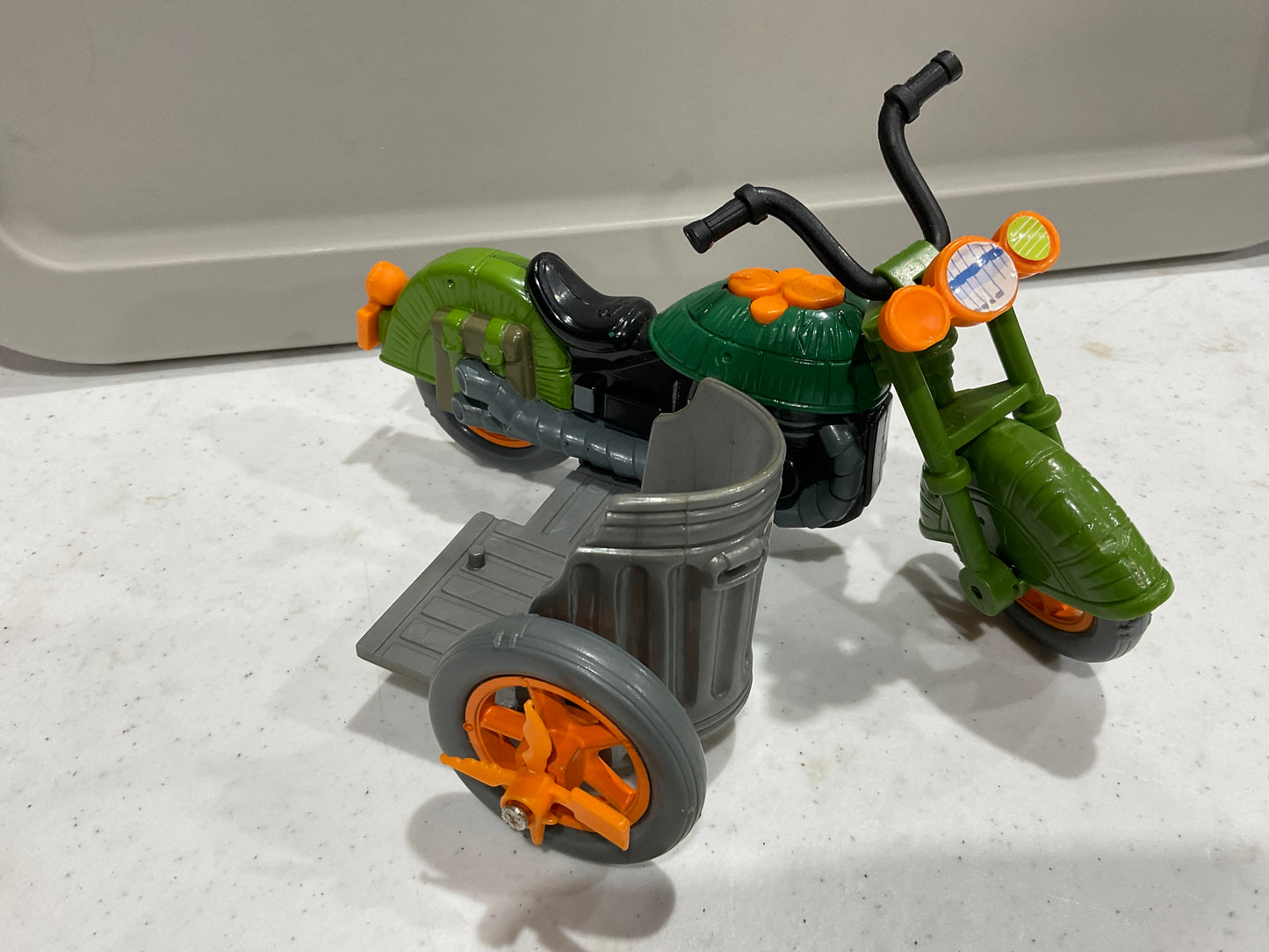1989 Playmates TMNT Turtlecycle LOOSE INCOMPLETE