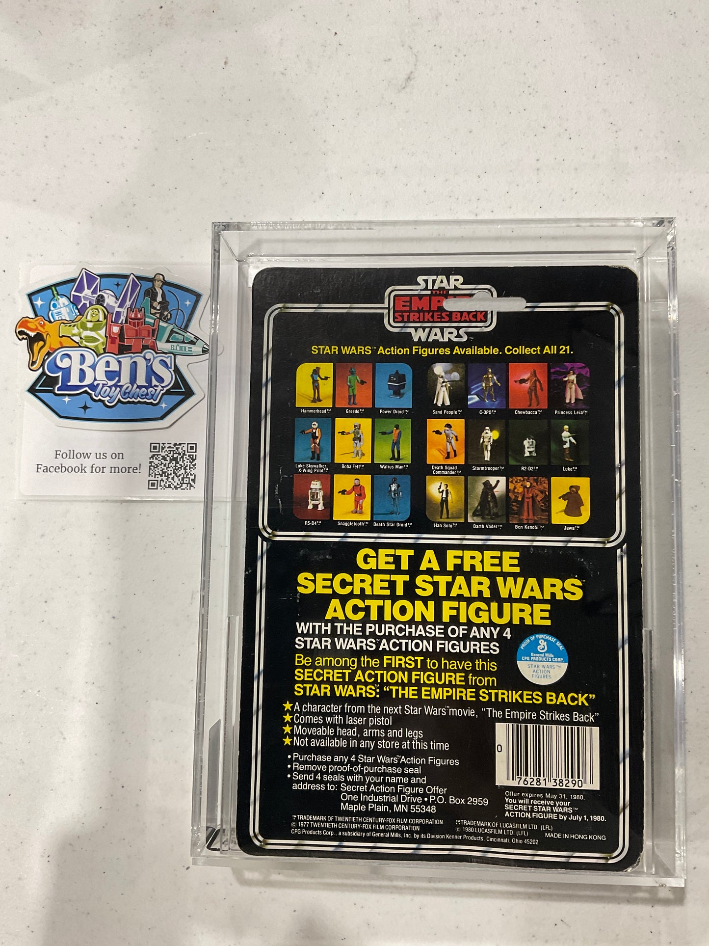 1980 Kenner Star Wars TESB Death Squad Commander AFA 80