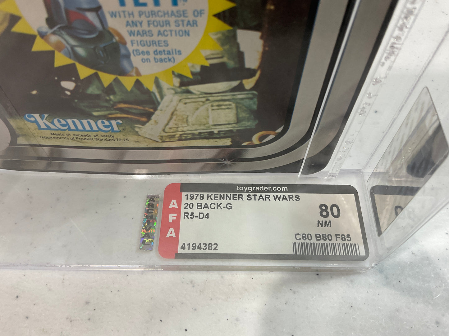 1978 Kenner Star Wars R5-D4 - AFA 80 NM
