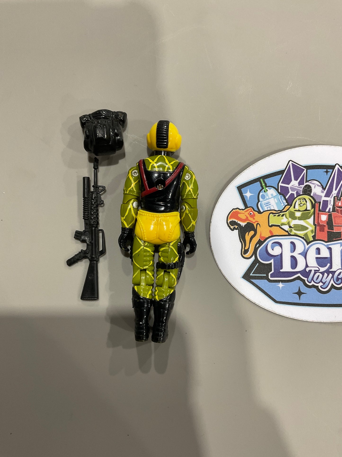 1989 Gi Joe Cobra Python Patrol Squad COMPLETE, Cracked joints