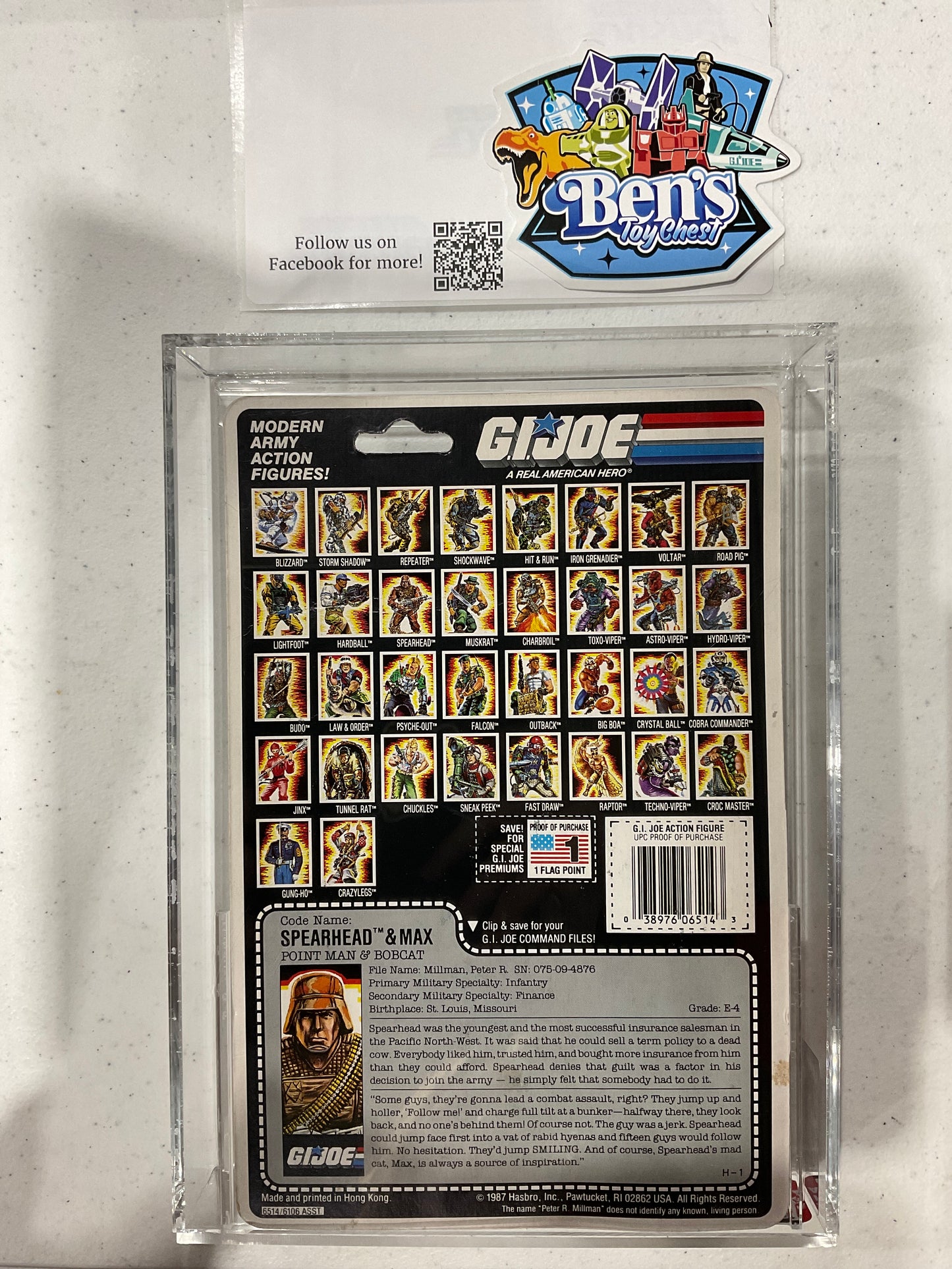 1988 Hasbro GI JOE Spearhead & Max AFA 85 NM+ (C80 B85 F85)