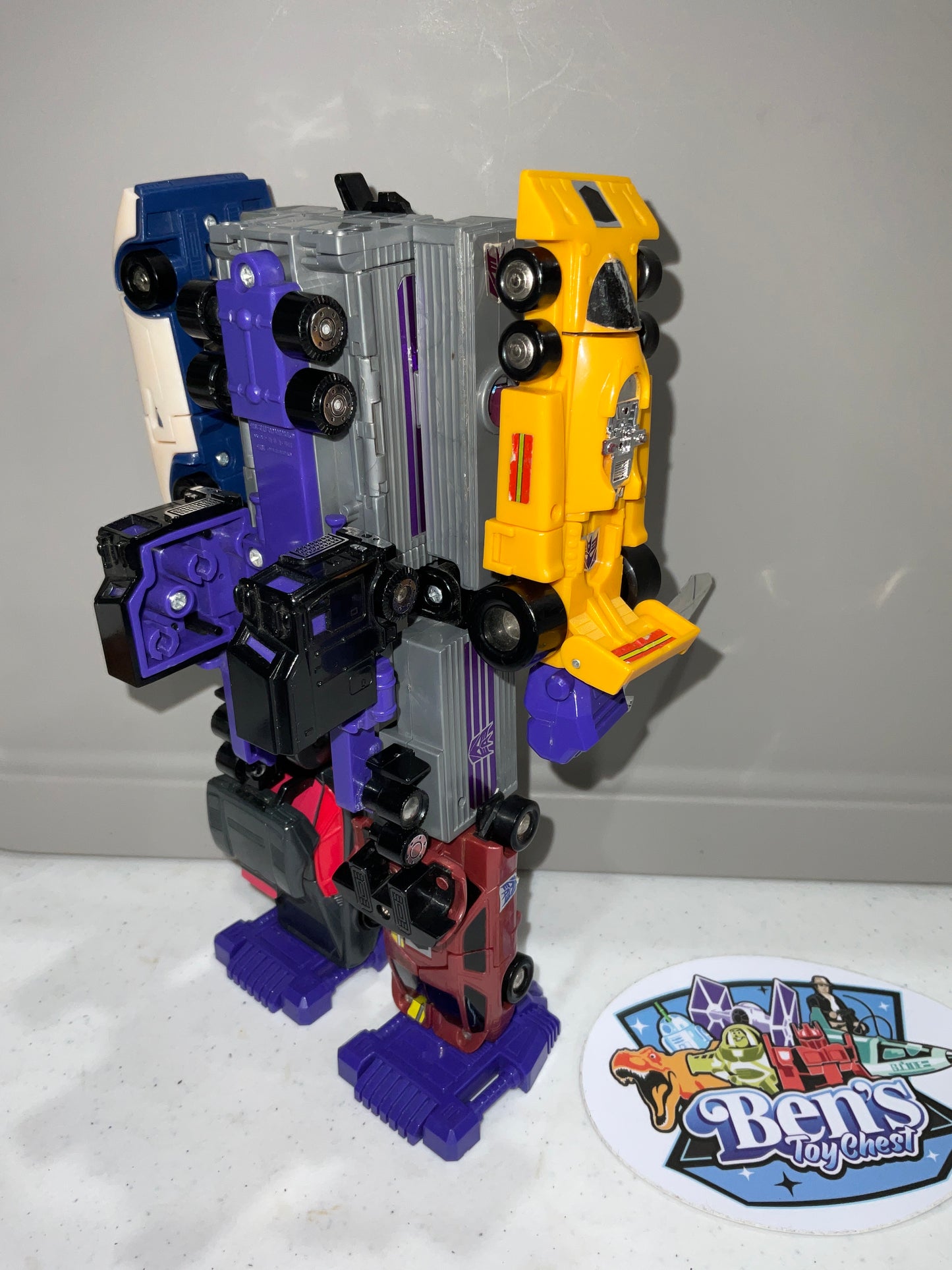 1985 G1 Transformers Combiner Menasor, 99% COMPLETE