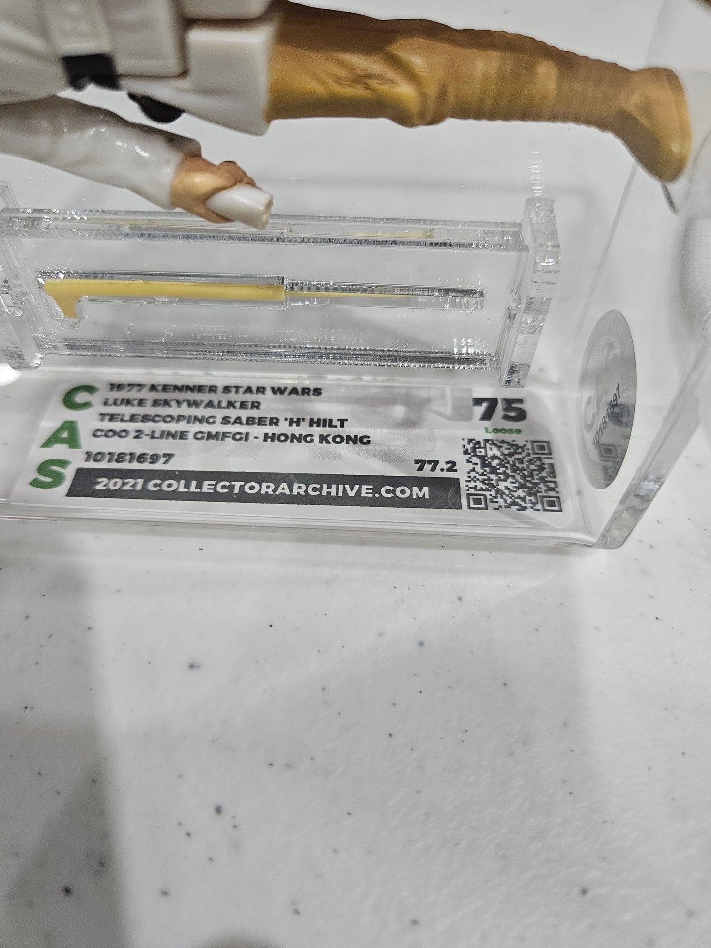1977 Kenner Star Wars Luke Telescoping Saber CAS 75 Loose