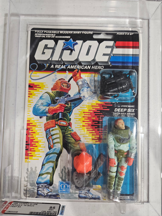 1989 Hasbro GI Joe Deep Six AFA 85 NM+
